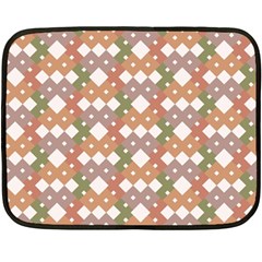 Squares And Diamonds Double Sided Fleece Blanket (Mini) 