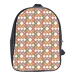 Squares And Diamonds School Bag (Large) Front