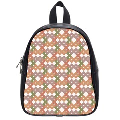 Squares And Diamonds School Bag (Small)