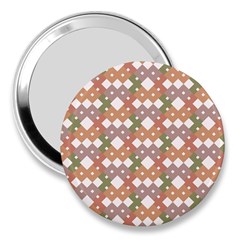 Squares And Diamonds 3  Handbag Mirrors