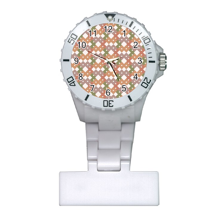 Squares And Diamonds Plastic Nurses Watch