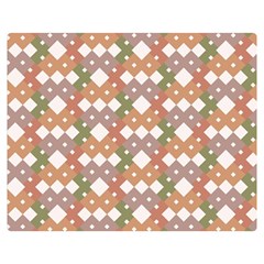 Squares And Diamonds Double Sided Flano Blanket (Medium) 