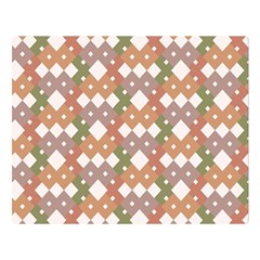 Squares And Diamonds Double Sided Flano Blanket (Large) 