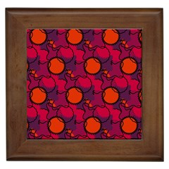 Abstract Camo Framed Tile by tmsartbazaar