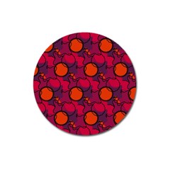 Abstract Camo Magnet 3  (round) by tmsartbazaar