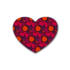 Abstract Camo Heart Coaster (4 Pack)  by tmsartbazaar