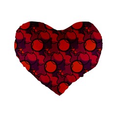 Abstract Camo Standard 16  Premium Heart Shape Cushions by tmsartbazaar