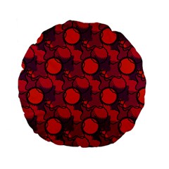 Abstract Camo Standard 15  Premium Flano Round Cushions by tmsartbazaar