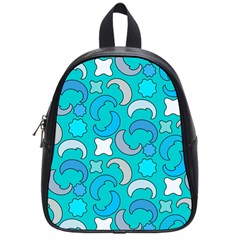 Cloudy Blue Moon School Bag (Small)