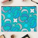 Cloudy Blue Moon Cosmetic Bag (XXXL) Back