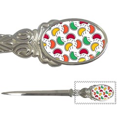 Geometric Fruity Letter Opener by tmsartbazaar