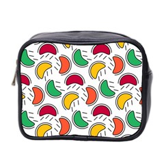 Geometric Fruity Mini Toiletries Bag (two Sides) by tmsartbazaar