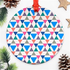 Multicolor Triangle Ornament (round) by tmsartbazaar