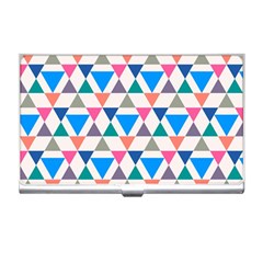 Multicolor Triangle Business Card Holder by tmsartbazaar