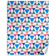 Multicolor Triangle Canvas 18  X 24  by tmsartbazaar