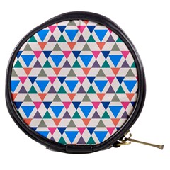 Multicolor Triangle Mini Makeup Bag by tmsartbazaar