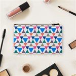 Multicolor Triangle Cosmetic Bag (Small) Back