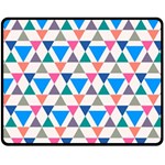 Multicolor Triangle Fleece Blanket (Medium)  60 x50  Blanket Front