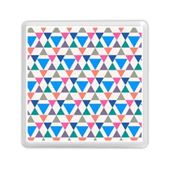 Multicolor Triangle Memory Card Reader (square) by tmsartbazaar