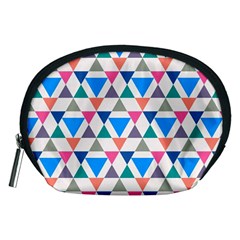 Multicolor Triangle Accessory Pouch (medium) by tmsartbazaar