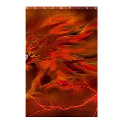 Fire Lion Flame Light Mystical Shower Curtain 48  X 72  (small)  by HermanTelo