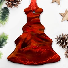 Fire Lion Flame Light Mystical Christmas Tree Ornament (two Sides)