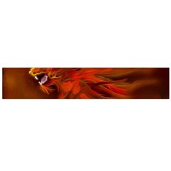 Fire Lion Flame Light Mystical Large Flano Scarf 