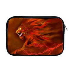 Fire Lion Flame Light Mystical Apple Macbook Pro 17  Zipper Case