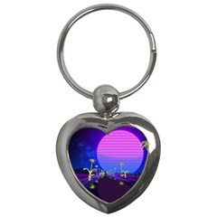 Blue Club Key Chain (heart) by Mariart