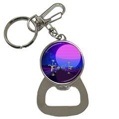 Blue Club Bottle Opener Key Chain by Mariart