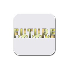 Future Rubber Square Coaster (4 Pack) 