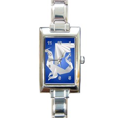 Origami Dragon Rectangle Italian Charm Watch by HermanTelo