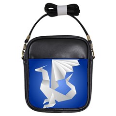 Origami Dragon Girls Sling Bag