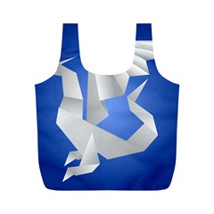 Origami Dragon Full Print Recycle Bag (m)