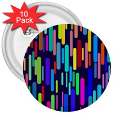 Abstract Line 3  Buttons (10 Pack)  by HermanTelo