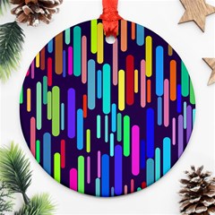 Abstract Line Round Ornament (two Sides)