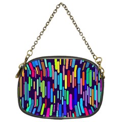 Abstract Line Chain Purse (two Sides)