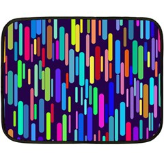 Abstract Line Double Sided Fleece Blanket (mini) 