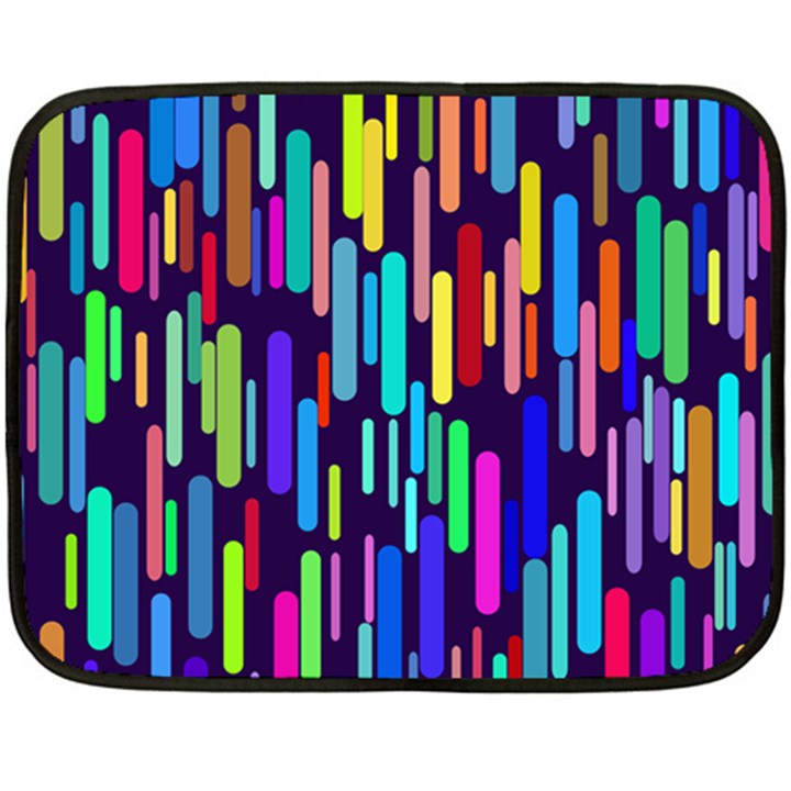 Abstract Line Double Sided Fleece Blanket (Mini) 