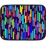 Abstract Line Double Sided Fleece Blanket (Mini)  35 x27  Blanket Back