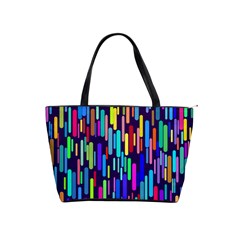 Abstract Line Classic Shoulder Handbag