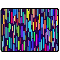 Abstract Line Fleece Blanket (large) 