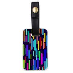 Abstract Line Luggage Tag (one Side)