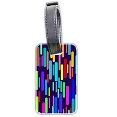 Abstract Line Luggage Tag (two Sides)