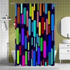 Abstract Line Shower Curtain 48  X 72  (small) 