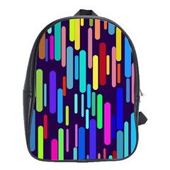 Abstract Line School Bag (xl)