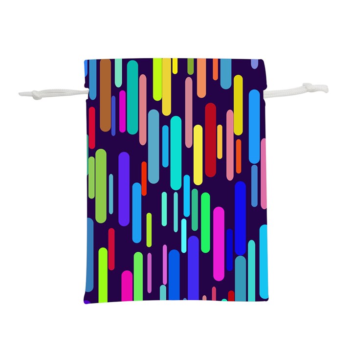 Abstract Line Lightweight Drawstring Pouch (S)