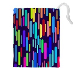 Abstract Line Drawstring Pouch (4xl) by HermanTelo