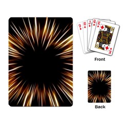 Color Gold Yellow Playing Cards Single Design (rectangle)