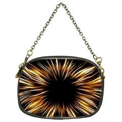 Color Gold Yellow Chain Purse (one Side)